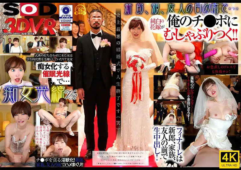 DSVR-860-cd03 【VR】痴女光線VR～史上最悪の結婚式～ 俺をゴミとしか見ていなかったリア充女が、催